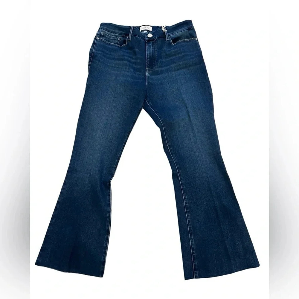 NWT Frame Le Crop Mini Boot Mid Rise Boot Cut Jeans 32